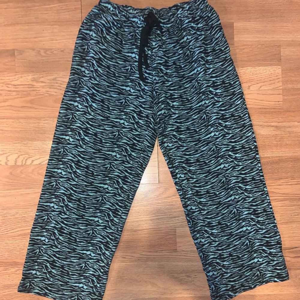 Blue Zebra Pajama Pants
